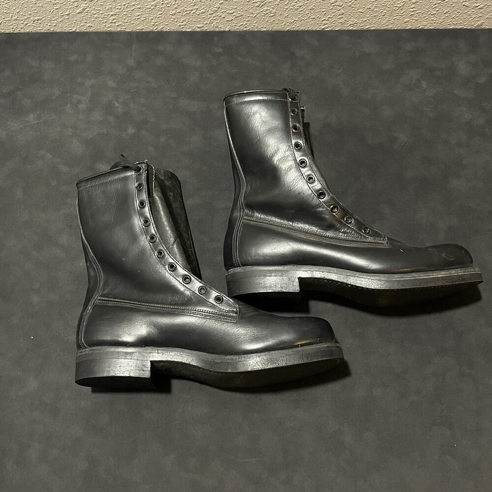 Vintage Chippewa Boots USAF Combat 1950s Air Force Base Leather Engineer Size 9